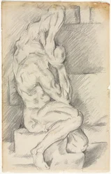 Schets van Anatomische Sculptuur (recto)