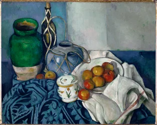 Stilleven met appels (olieverf op doek)