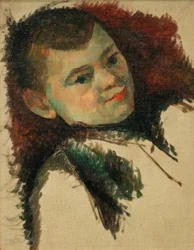Portret van Paul Cézanne jr.