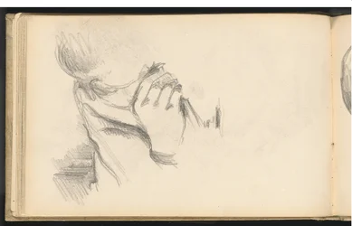 Hand en Schouder van een Jongen
