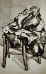 Mantel op een stoel