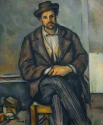 Zittende boer, ca. 1892-96