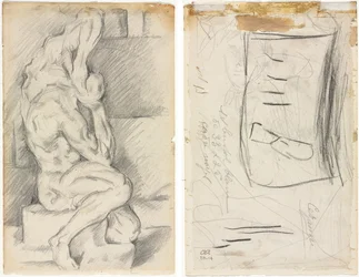 Schets van Anatomische Sculptuur (recto)