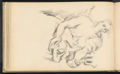Studie van een engel in Rubens