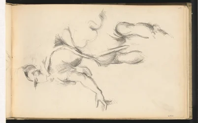 Studie van de allegorische figuur Frankrijk in Rubens