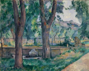 Het Zwembad bij Jas de Bouffan, ca. 1885-86