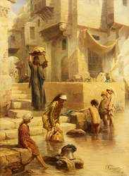 De baders, 1896