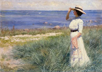 Uitkijken over zee, 1910