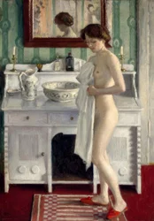 P. Fischer, Het ochtendtoilet