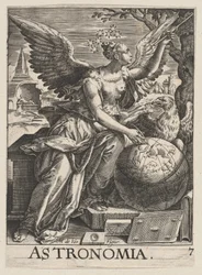 Plaat 7: Astronomia, uit De Zeven Vrije Kunsten