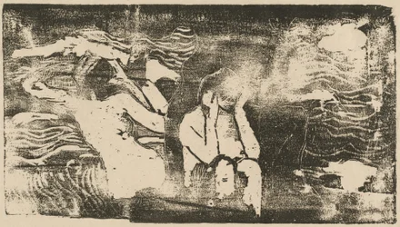 Bij de Zwarte Rotsen Aux roches noires, in of na 1895