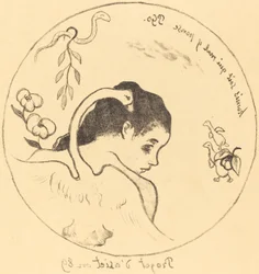 Ontwerp voor een Chinees bord, 1889