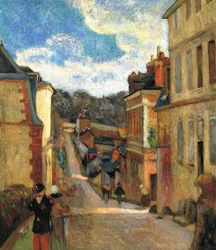 Frans: La rue Jouvenet à Rouen Rue Jouvenet in Rouen