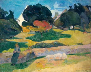 Meisje dat Varkens Hoedt, 1889