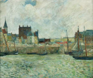 Haven Scène, Dieppe, c.1885-86
