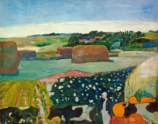 Hooibergen in Bretagne, 1890