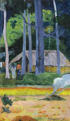 Hut onder bomen, 1892