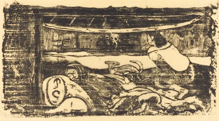 Interieur van een Hut