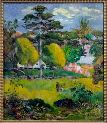 Landschap (mogelijk Tahiti)
