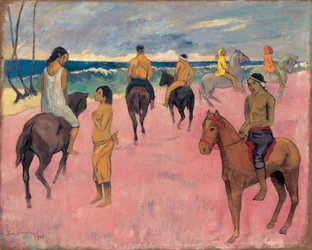 Te paard aan de zeekust II