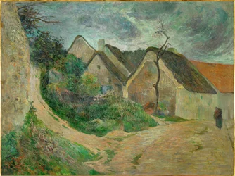 Osny, chemin montant (olieverf op doek)