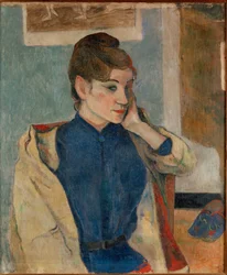 Portret van Madeleine Bernard (olieverf op doek)