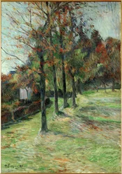 Route de Rouen II (olieverf op doek)