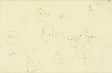 Studies van Hoofden en Figuren