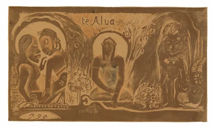 Te atua (De God), uit de Noa Noa Suite