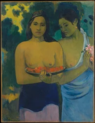 Twee Tahitiaanse vrouwen