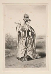 (CHATELAINE MOYEN AGE.)