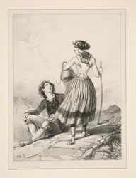 (Ontmoeting op de berg.)