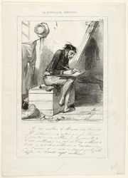 Nr. 30 uit de serie: “La Boîte aux lettres” uit Le Charivari
