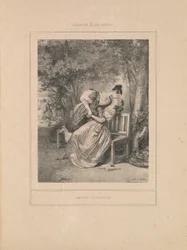 Vriendschap van het pensioen, uit de serie Scènes de la vie intime