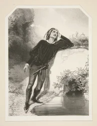 Aan de rand van de fontein