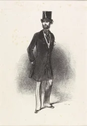 Winterkostuum, door Humann, 1846