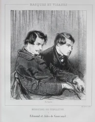 Edmond en Jules de Goncourt, 1853