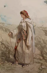 Zigeunervrouw en kind
