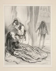 De prinses: Ach! Ik sterf...