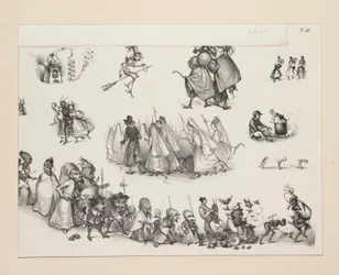 De processie van de duivel