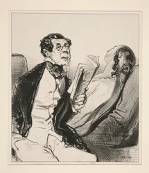 De landbouwende echtgenoot.