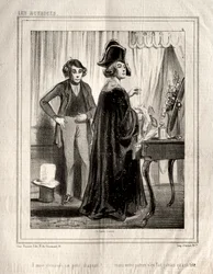 Les Actrices: Javais demande un petit chapeau!, 1843