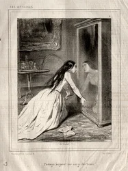 Les Actrices: Protegez Seigneur! un vierge chrétienne, 1843