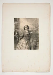 De vrouwelijke kunstenaars / Madame E. de B
