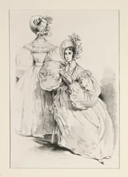 Mei 1836. Jurken van jaconas