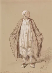 Man in nachtkleding