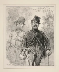 Messieurs les officiers de regiment en garnison dans la foret de Bondy