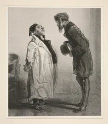 Mijnheer ... ik kom namens een vriend die ... die zich ... gevangen bevindt in Clichy ...