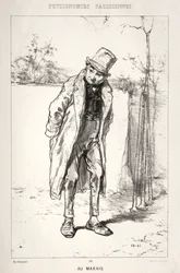Physionomies Parisienne: Au Marais, 1869