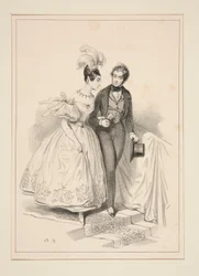 Souvenir van het bal van L